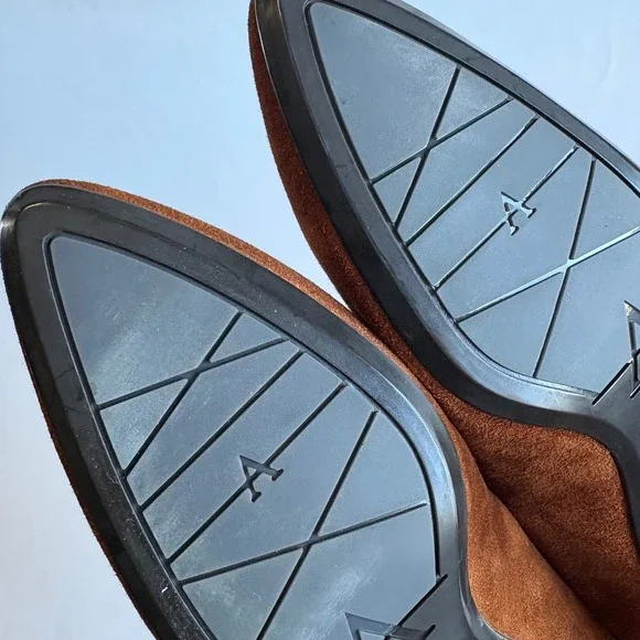 Aquatalia Women's 9 Pasha Suede‎ Pumps Waterproof Heel Brown Made in Italy 1.8" - Picture 14 of 14